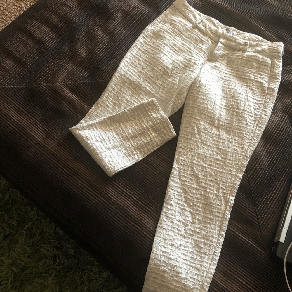 Cute champagne crops, dressy